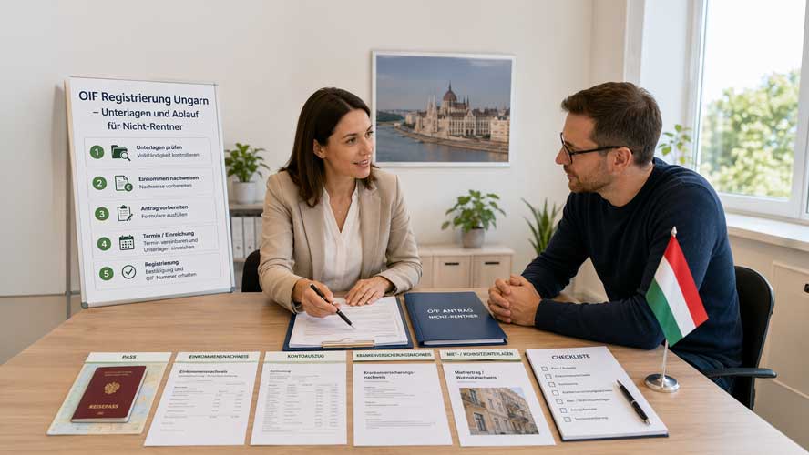 OIF Registrierung Ungarn – Unterlagen und Ablauf für Nicht-Rentner