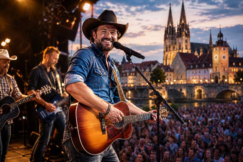 Musiker in der Oberpfalz bei einem Live-Auftritt