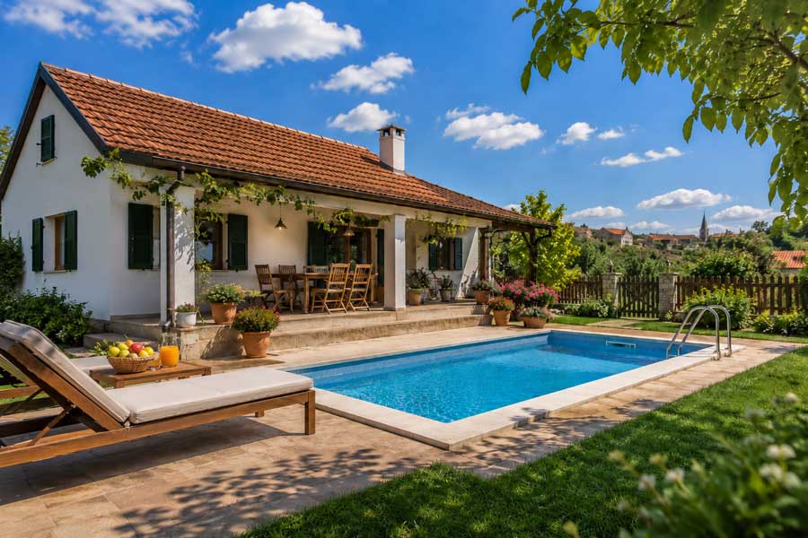 Ferienhaus in Ungarn mit Pool und Garten direkt vom Vermieter